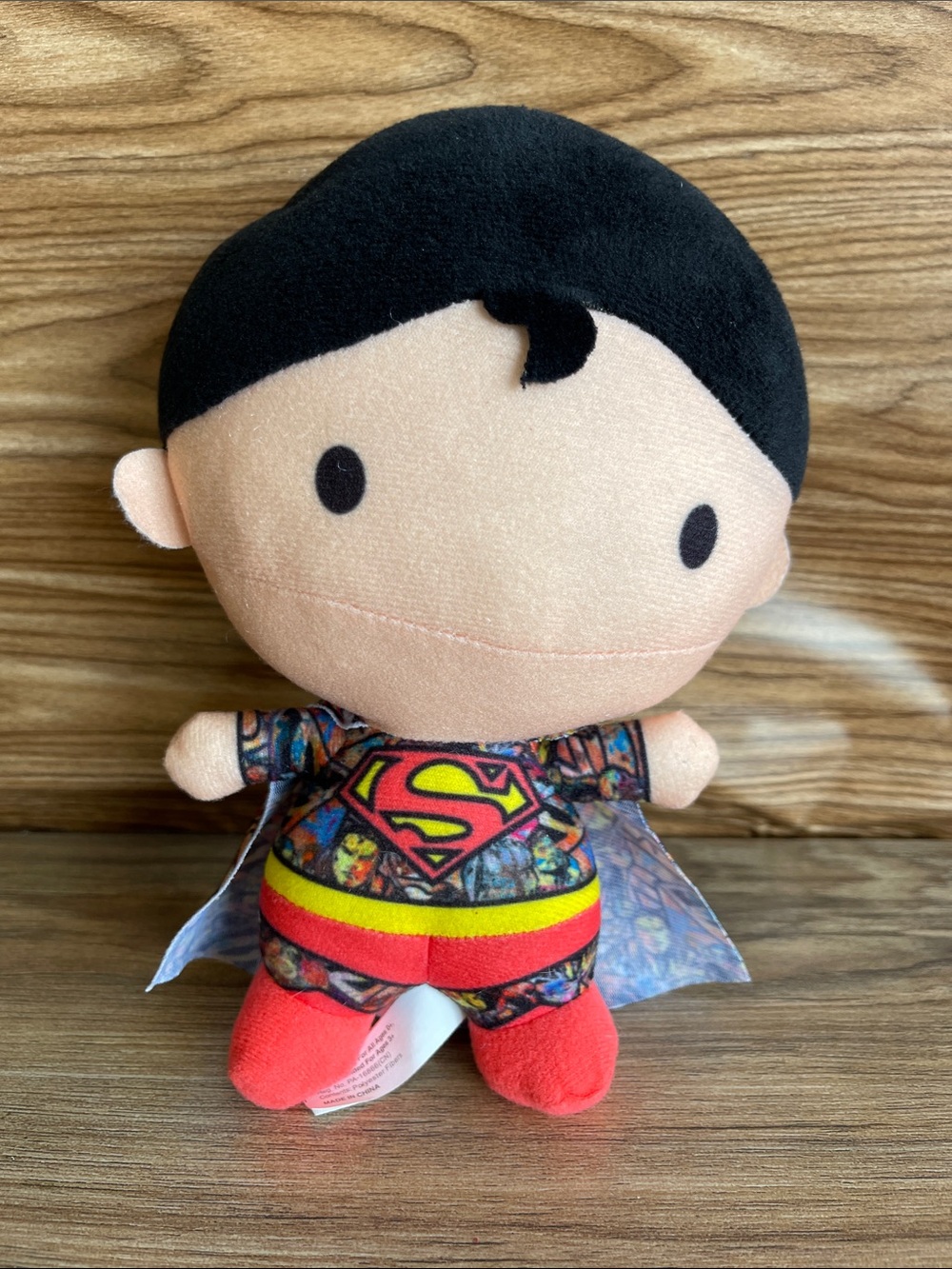 DC Justice League SUPERMAN 8” Plush Chibi Doll Figure Sticker Bomb Edition